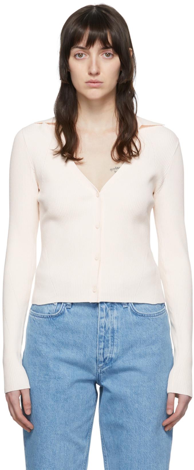 Off-White Viscose Cardigan by RAG&BONE