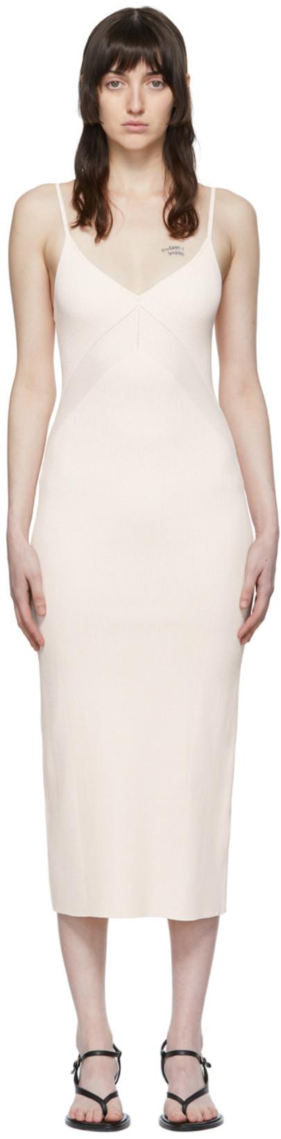 Off-White Viscose Midi Dress by RAG&BONE