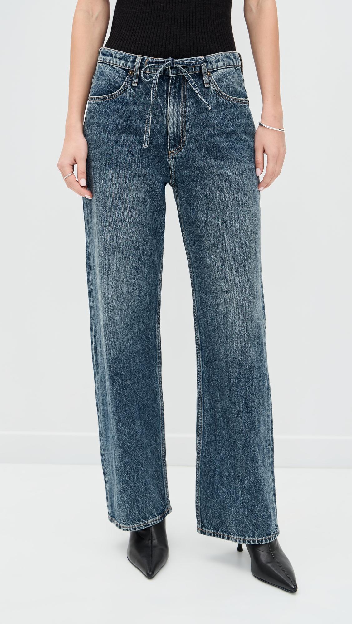 Phoebe Drawstring Wide Jeans by RAG&BONE