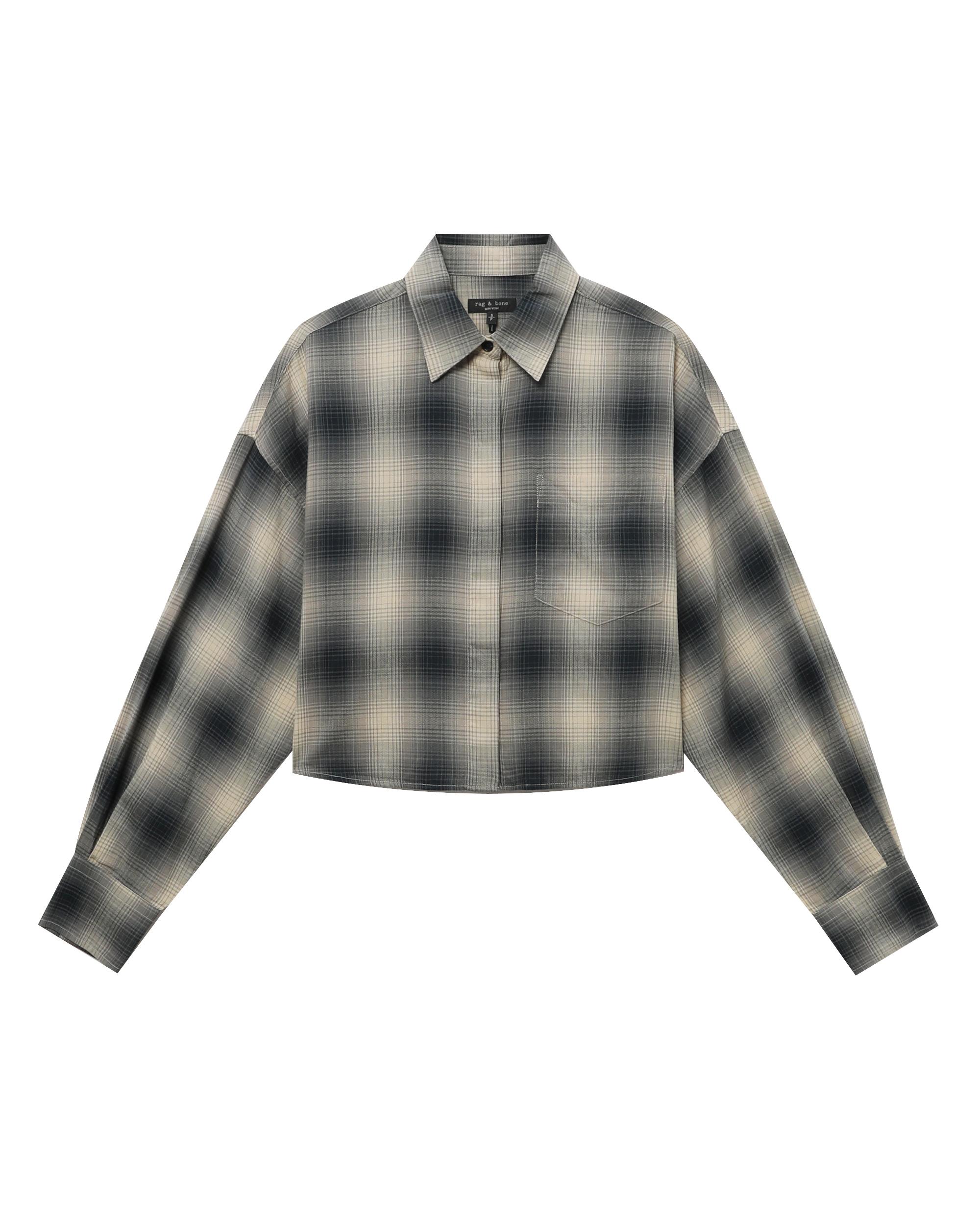 Plaid cropped shirt by RAG&BONE