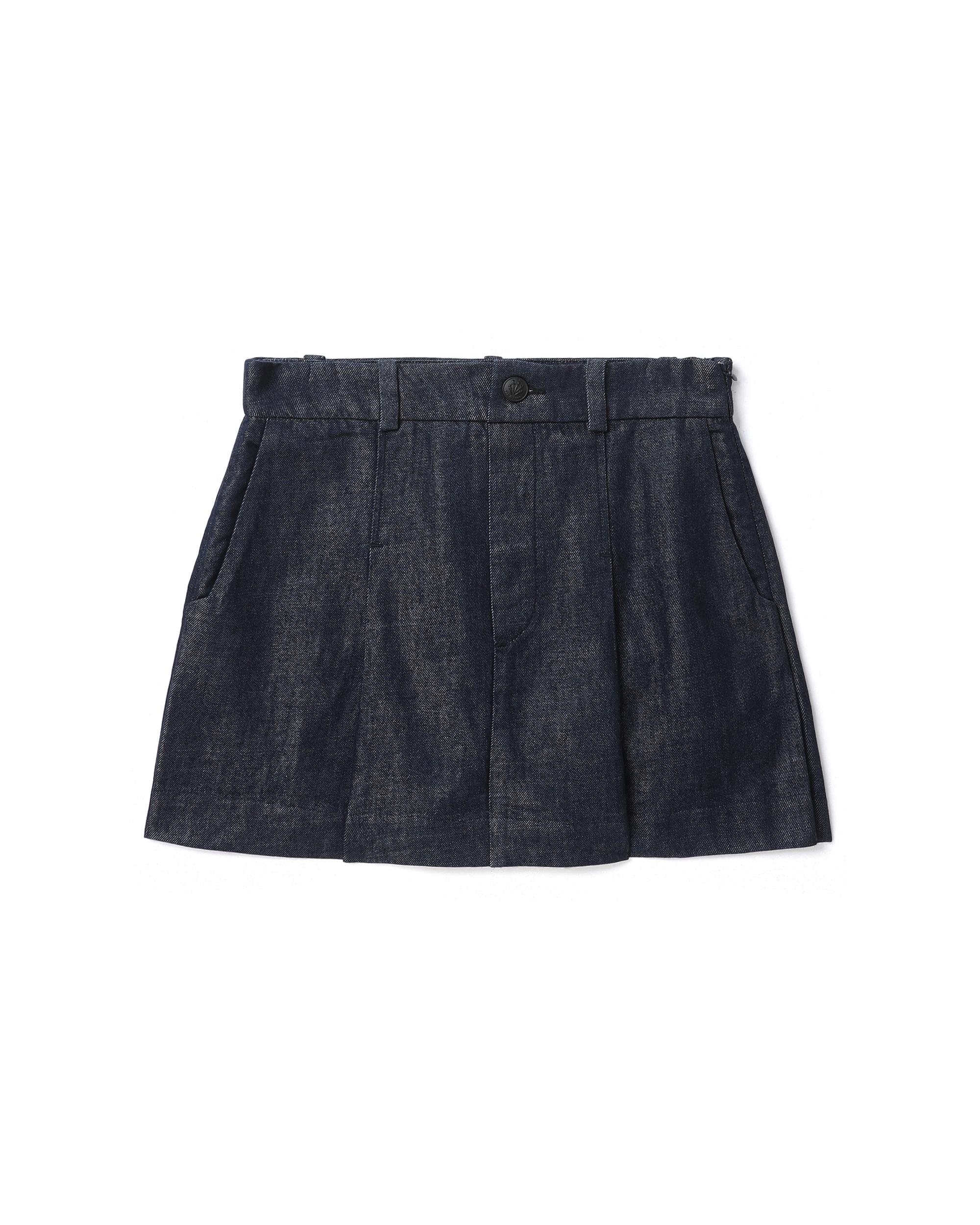 Pleated denim shorts by RAG&BONE