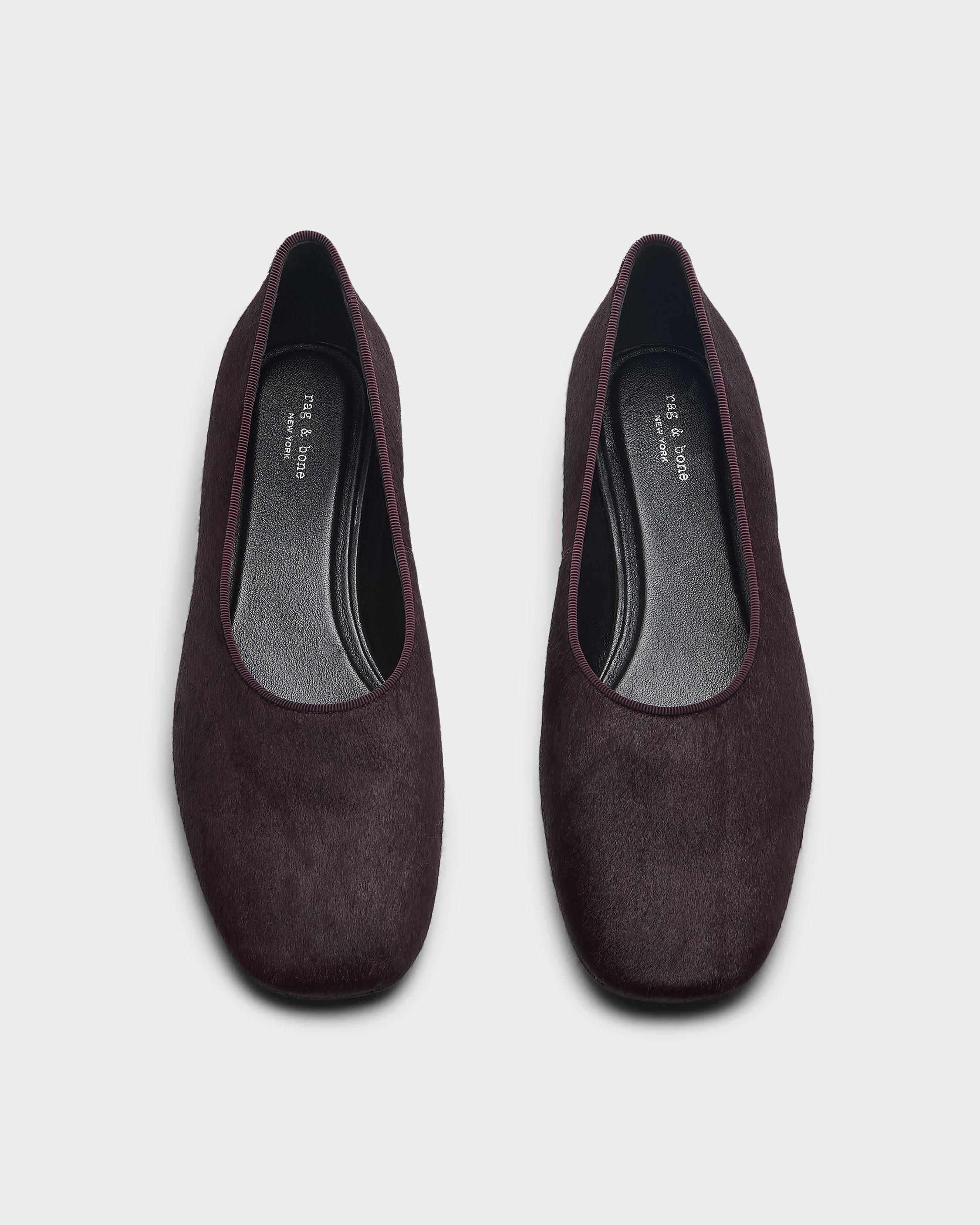 Poppi Calf Hair Ballet Heel by RAG&BONE