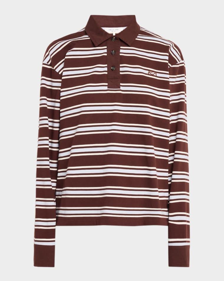 RB Rugby Stripe Long-Sleeve Shirt by RAG&BONE