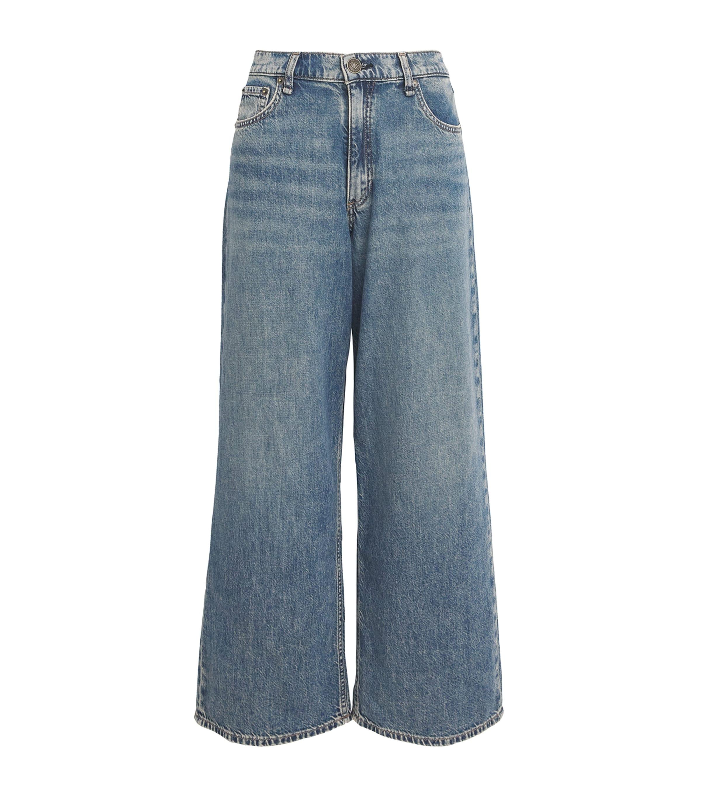 Rag & Bone Andi High-Rise Wide-Leg Jeans by RAG&BONE