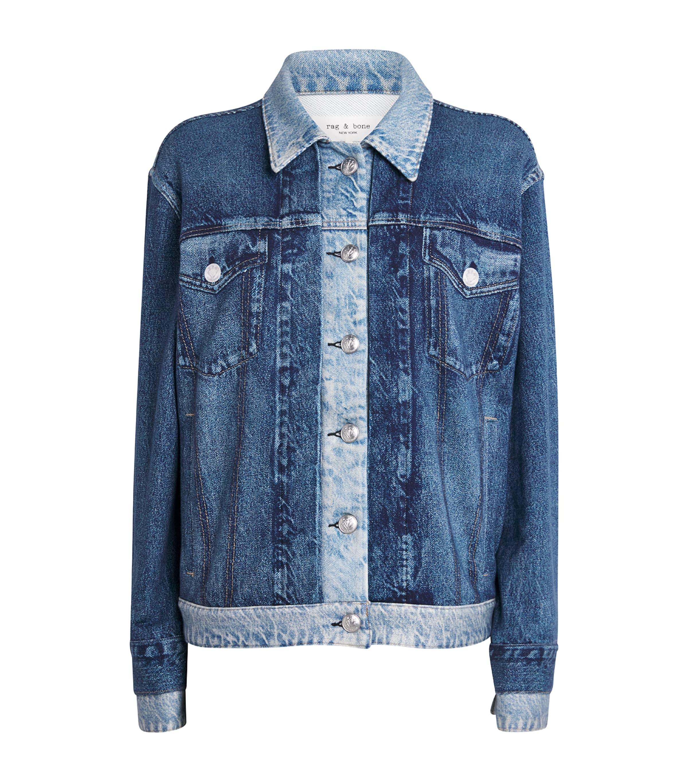 Rag & Bone Contrast-Trim Miramar Denim Jacket by RAG&BONE
