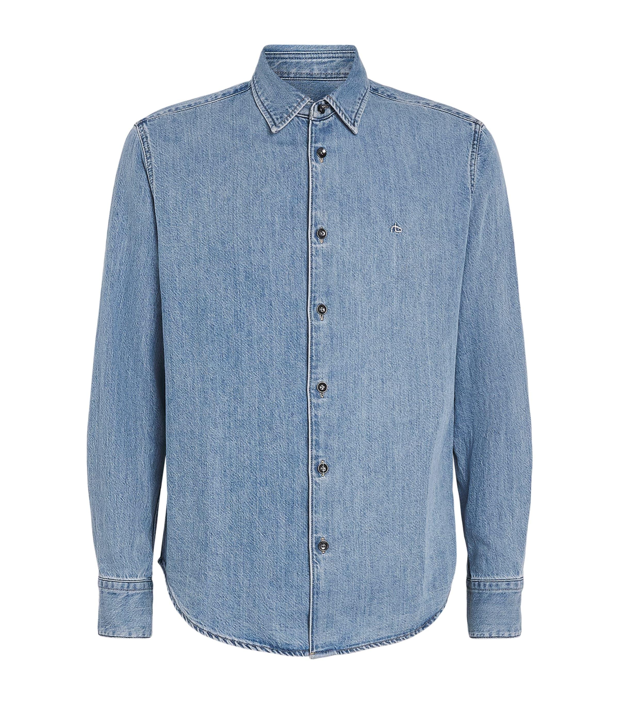 Rag & Bone Cotton-Lyocell Denim Shirt by RAG&BONE