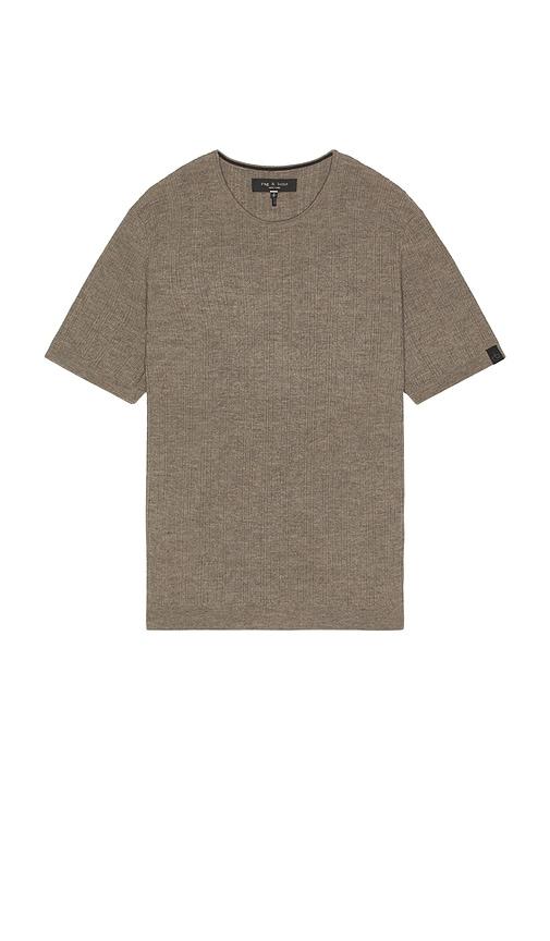 Rag & Bone Crawford Cashmere Blend Tee in Brown by RAG&BONE