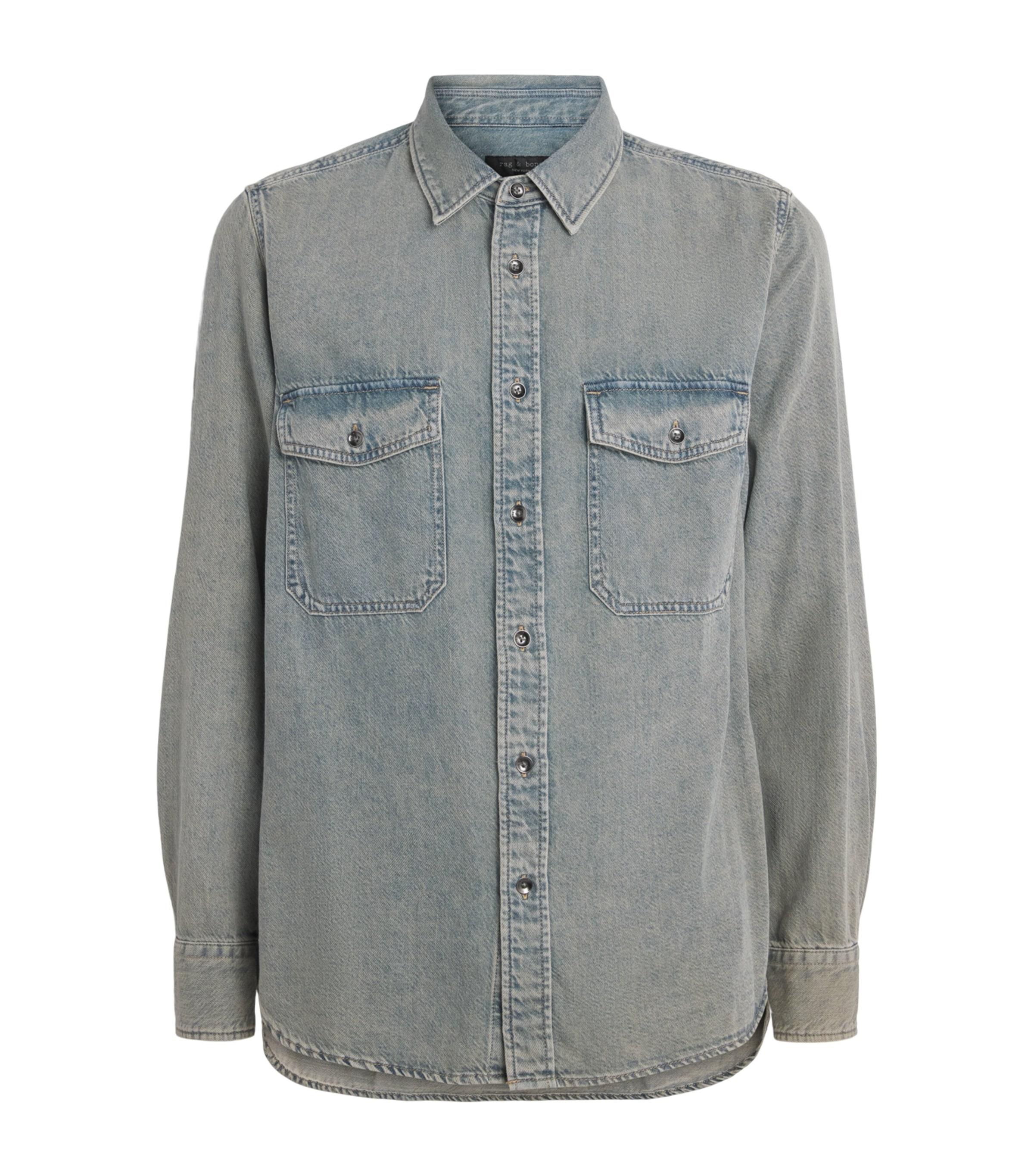 Rag & Bone Denim Twin-Pocket Overshirt by RAG&BONE