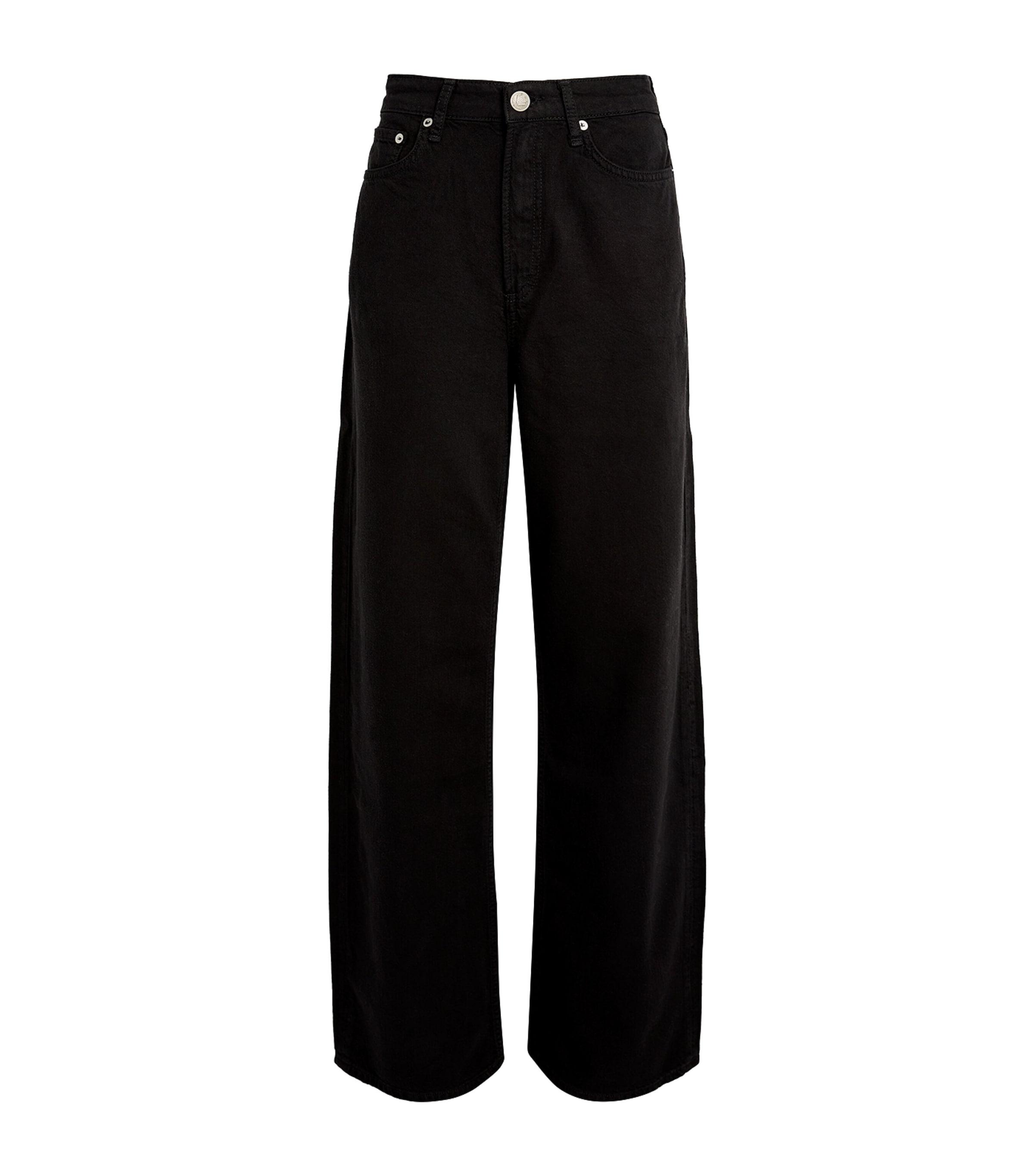 Rag & Bone Featherweight Logan Mid-Rise Wide-Leg Jeans by RAG&BONE