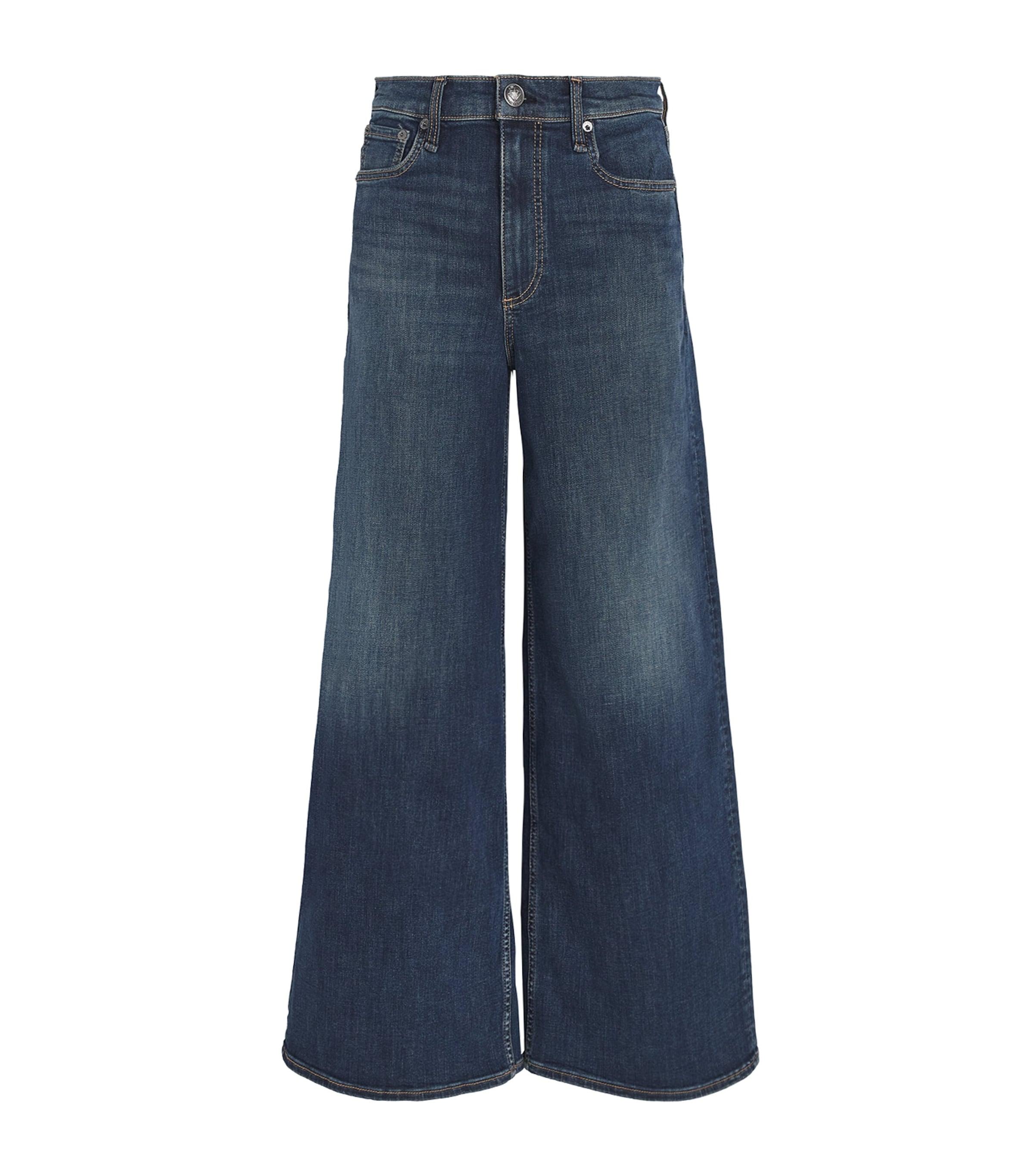 Rag & Bone Flexi Sofie High-Rise Wide-Leg Jeans by RAG&BONE
