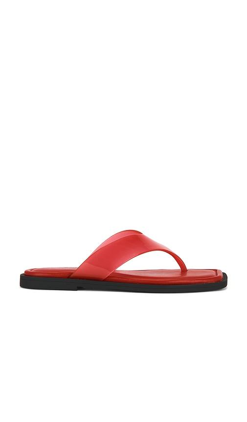 Rag & Bone Gracie Jelly Thong in Red by RAG&BONE