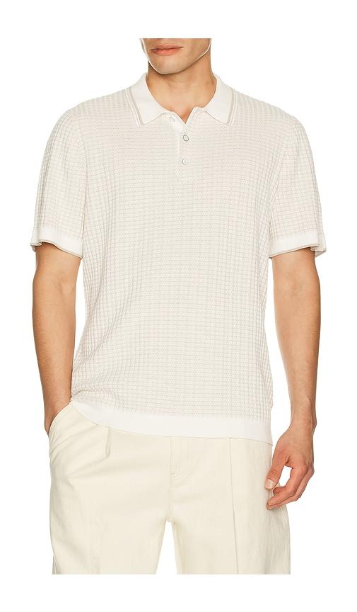 Rag & Bone Harvey Rib Polo in Beige by RAG&BONE