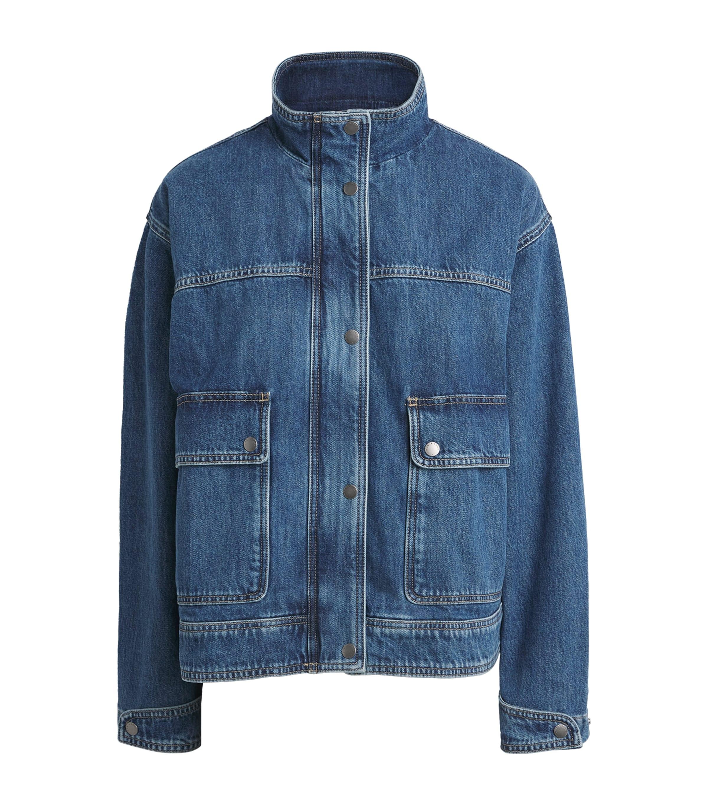 Rag & Bone High-Neck Sophia Denim Jacket by RAG&BONE