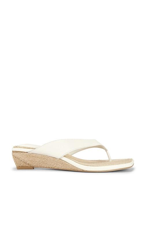 Rag & Bone Jo Thong Wedge Sandal in Cream by RAG&BONE