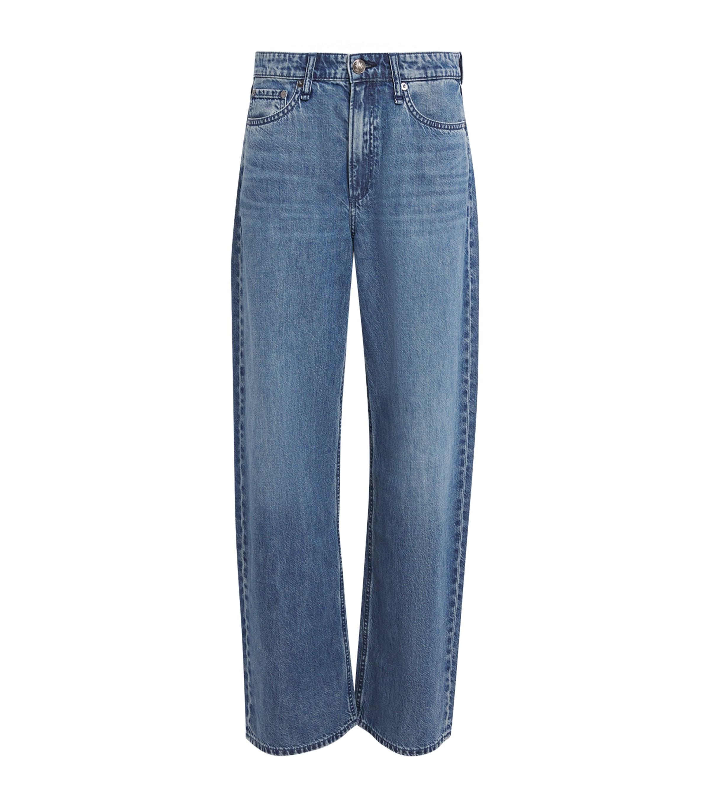 Rag & Bone Logan Mid-Rise Wide-Leg Jeans by RAG&BONE