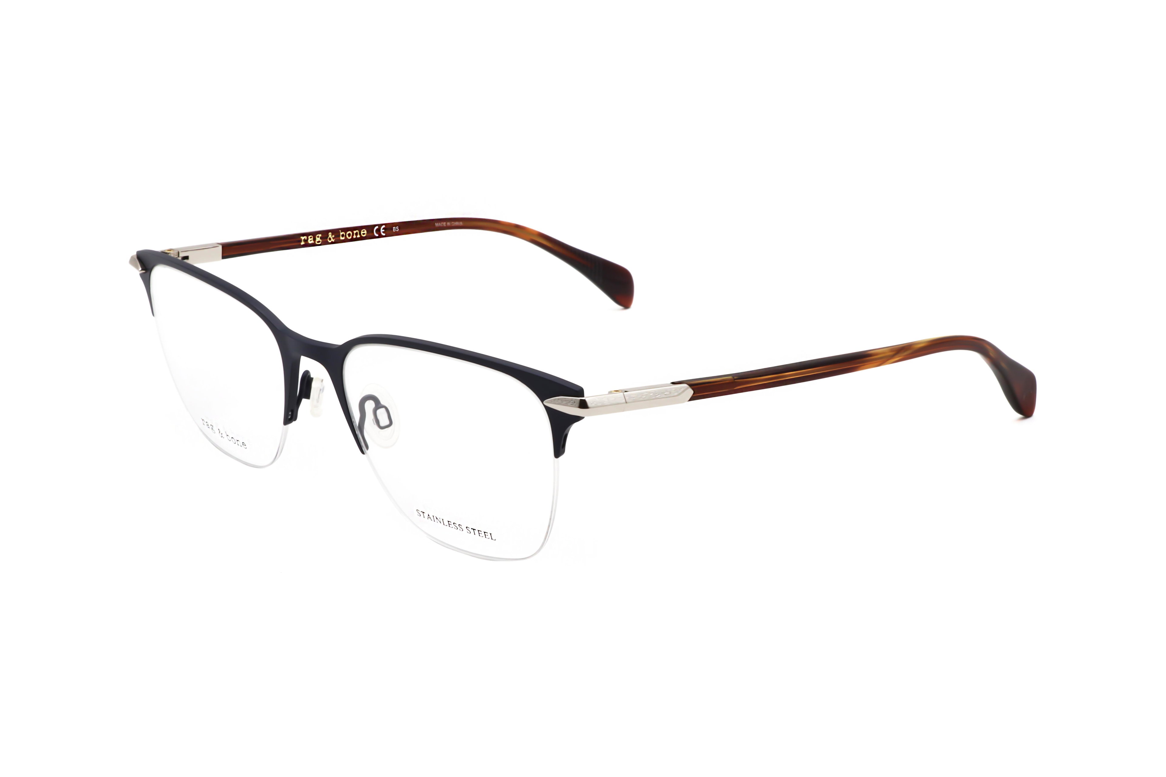 Rag & Bone Men's 55mm Matte Blue Opticals by RAG&BONE