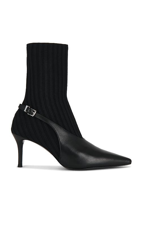 Rag & Bone Mercer Sock Slingback Ankle Boot in Black by RAG&BONE