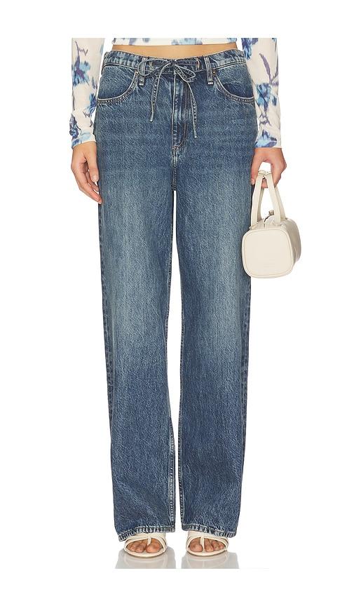 Rag & Bone Phoebe Drawstring Wide in Blue by RAG&BONE