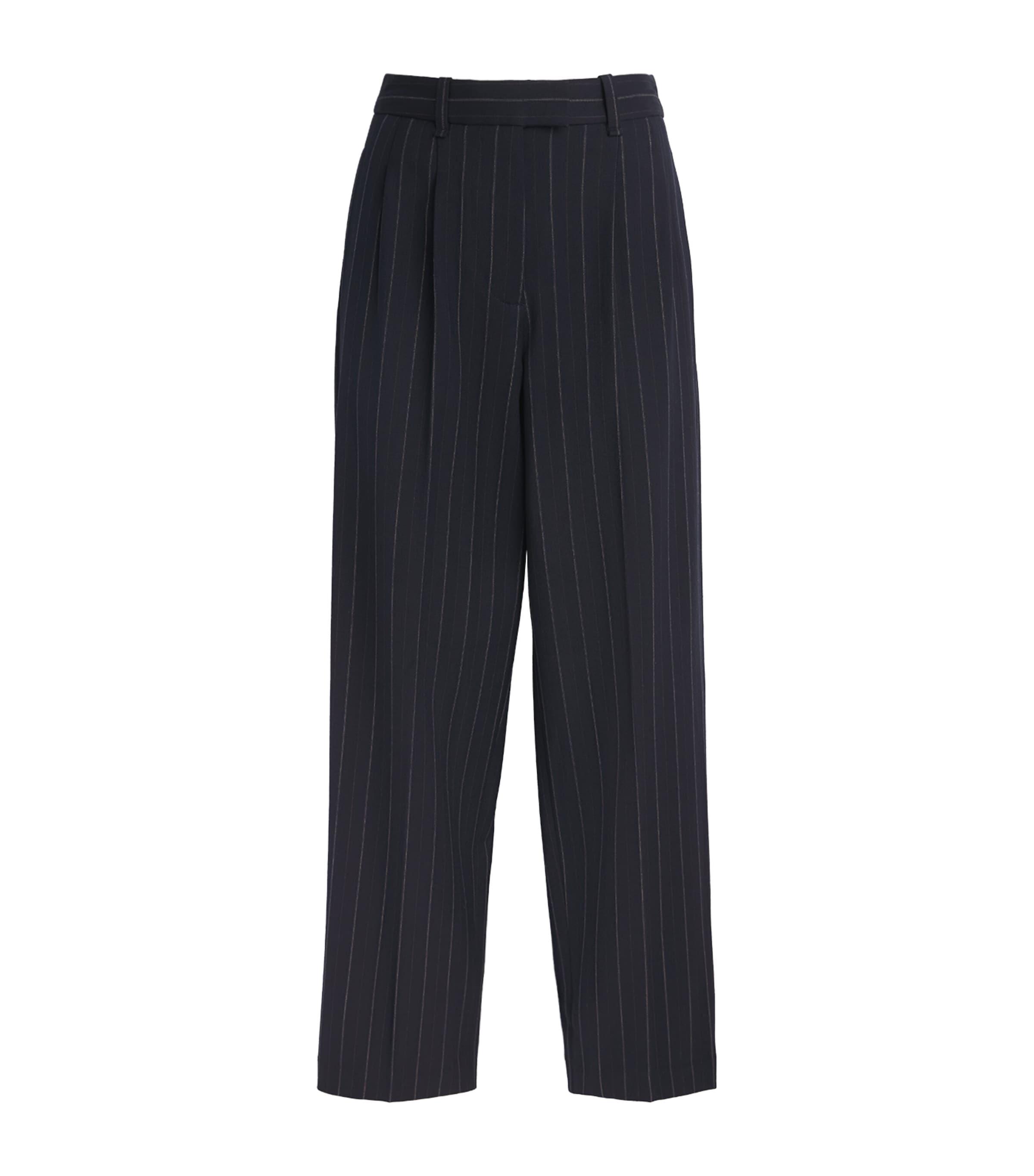 Rag & Bone Pinstripe Wide-Leg Trousers by RAG&BONE