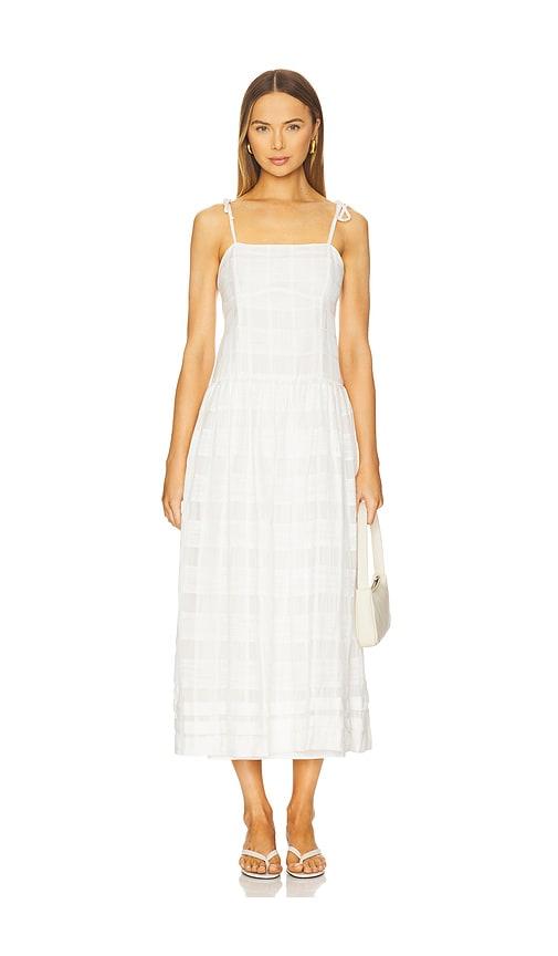 Rag & Bone Presley Plaid Dress in White by RAG&BONE