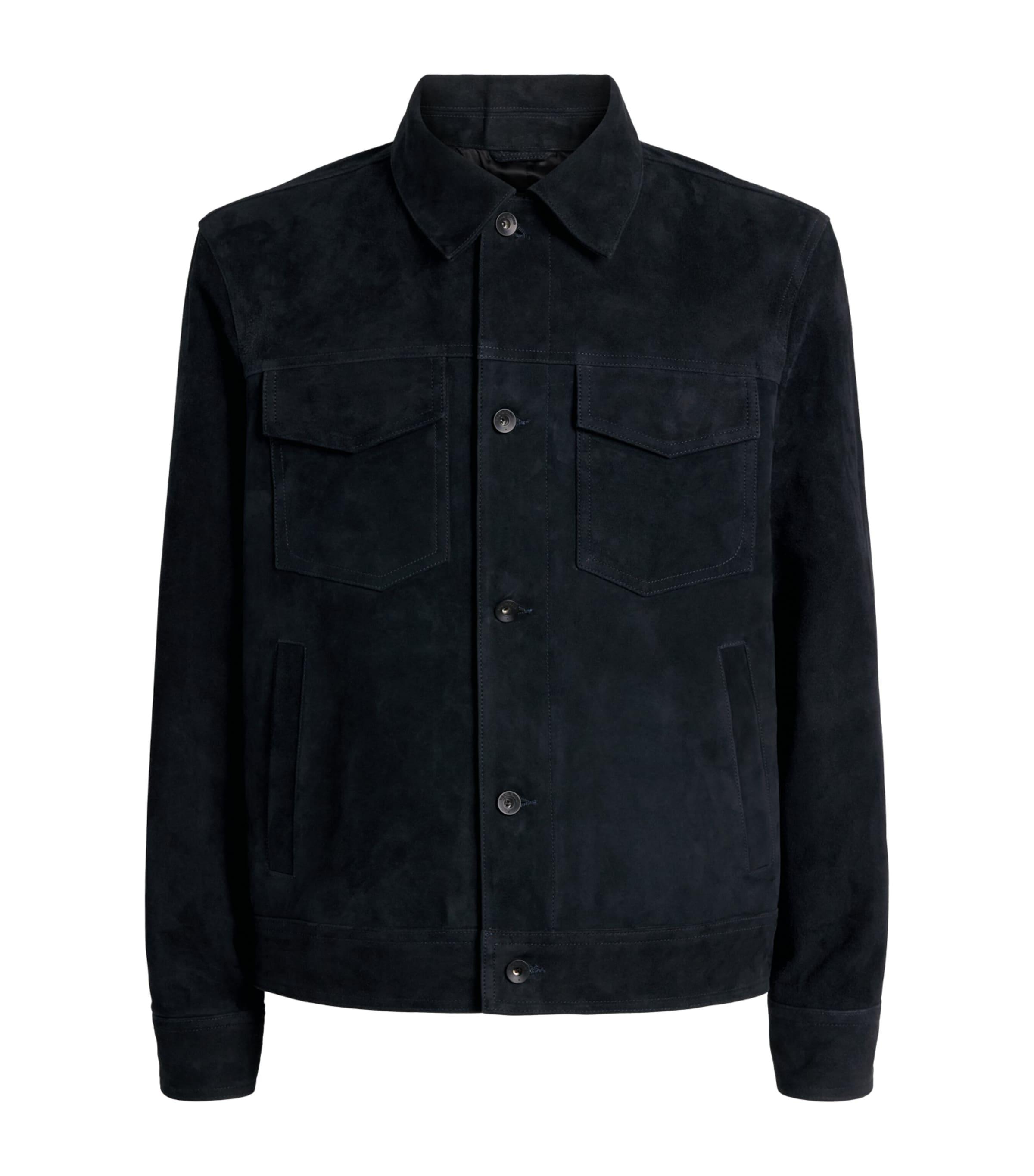 Rag & Bone Suede Trucker Jacket by RAG&BONE