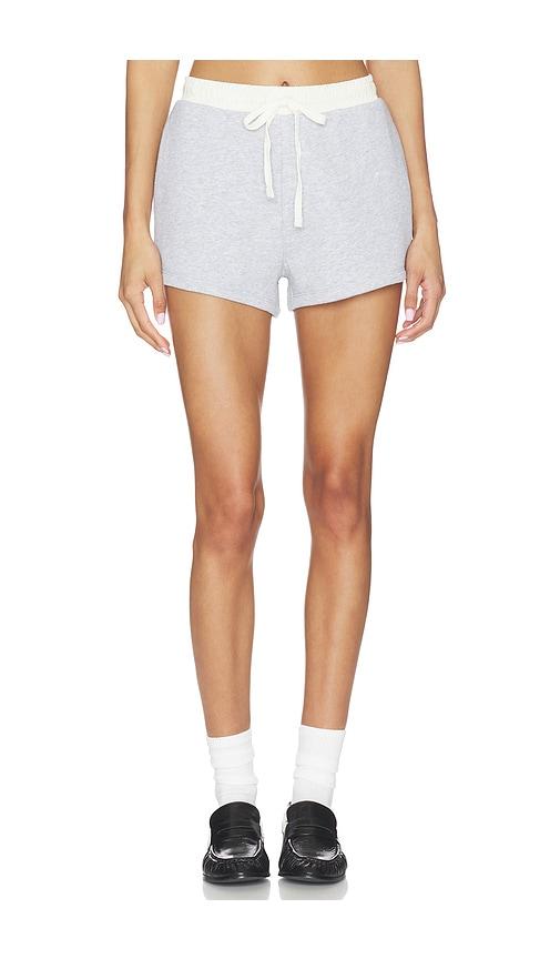 Rag & Bone Vintage Terry Mix Media Sweatshort in in Light Grey by RAG&BONE