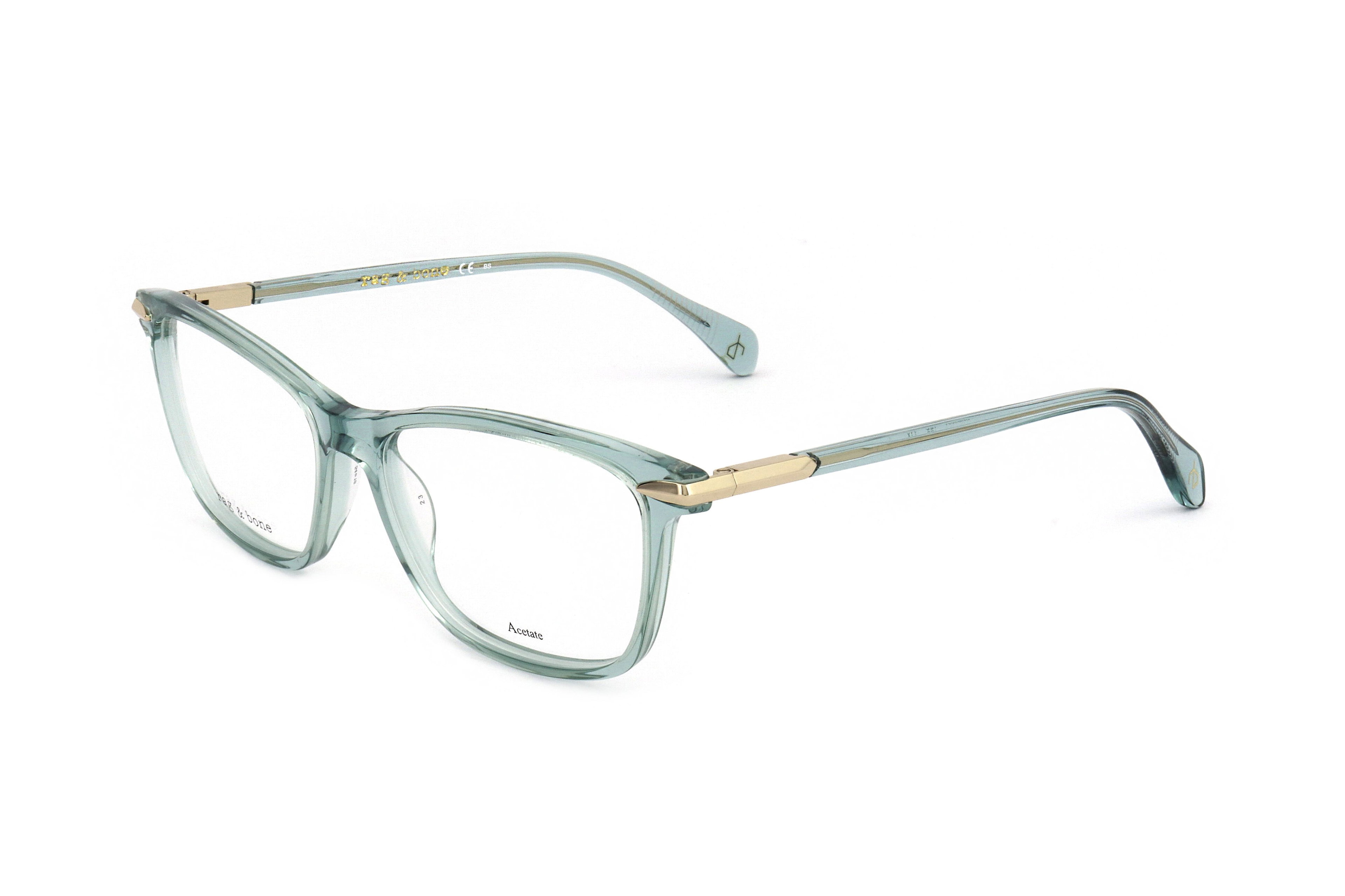 Rag & Bone Women's 54mm Transparent Green Opticals by RAG&BONE