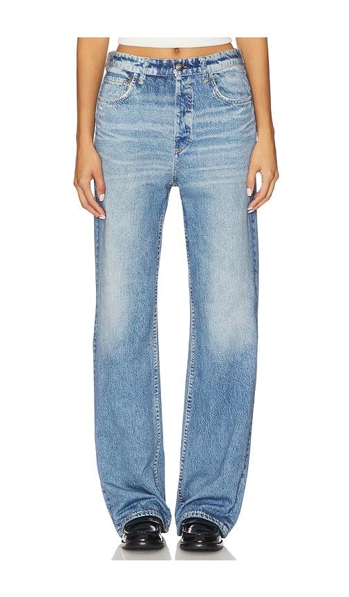 Rag & Bone rb Miramar Terry Shea Straight Pant Jeans in Blue by RAG&BONE