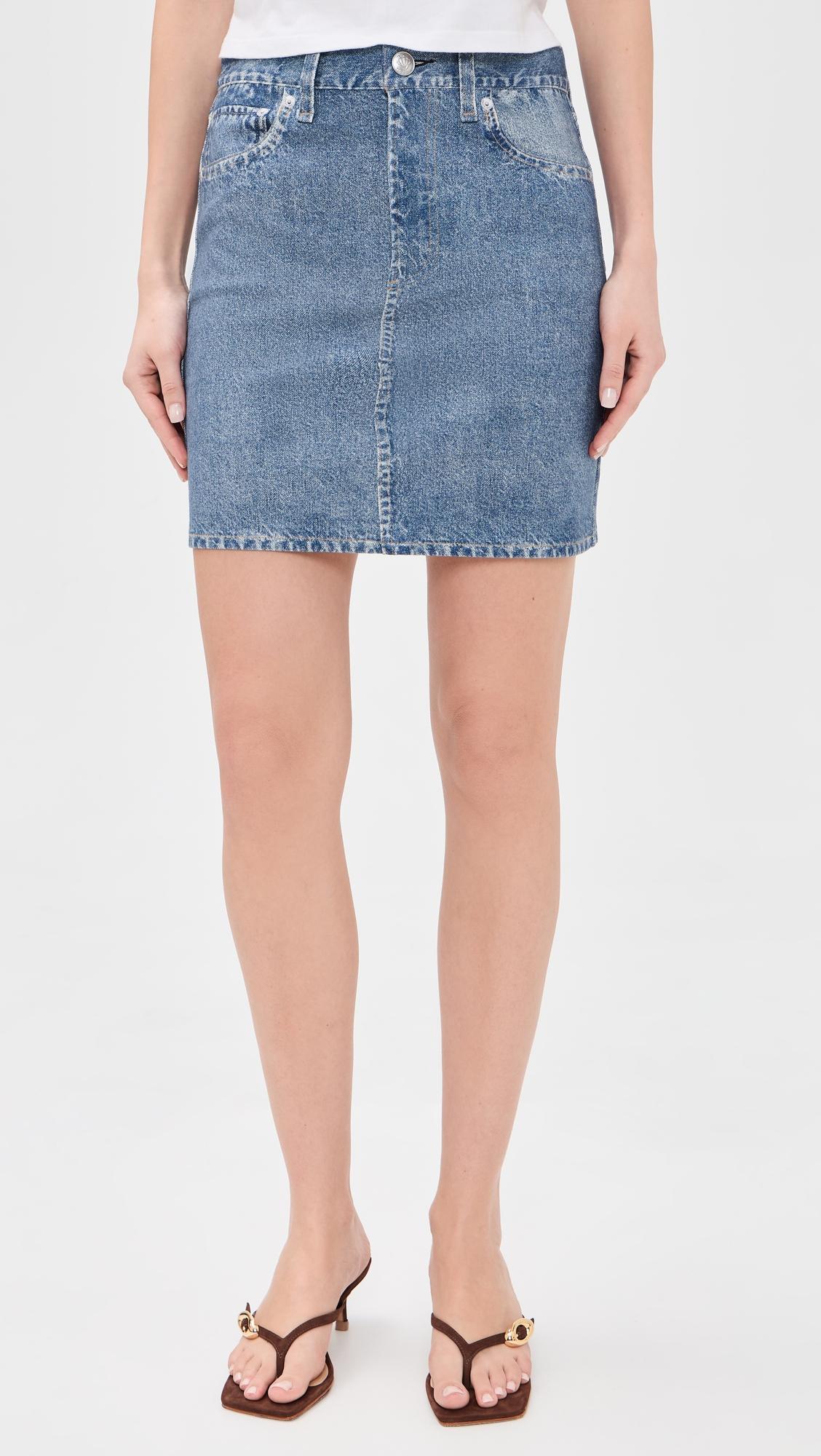 Rb Miramar Ponte Mini Skirt by RAG&BONE