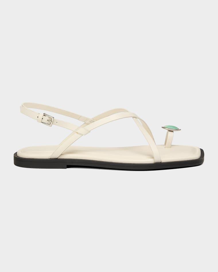 Remi Leather Toe-Ring Flat Sandals by RAG&BONE