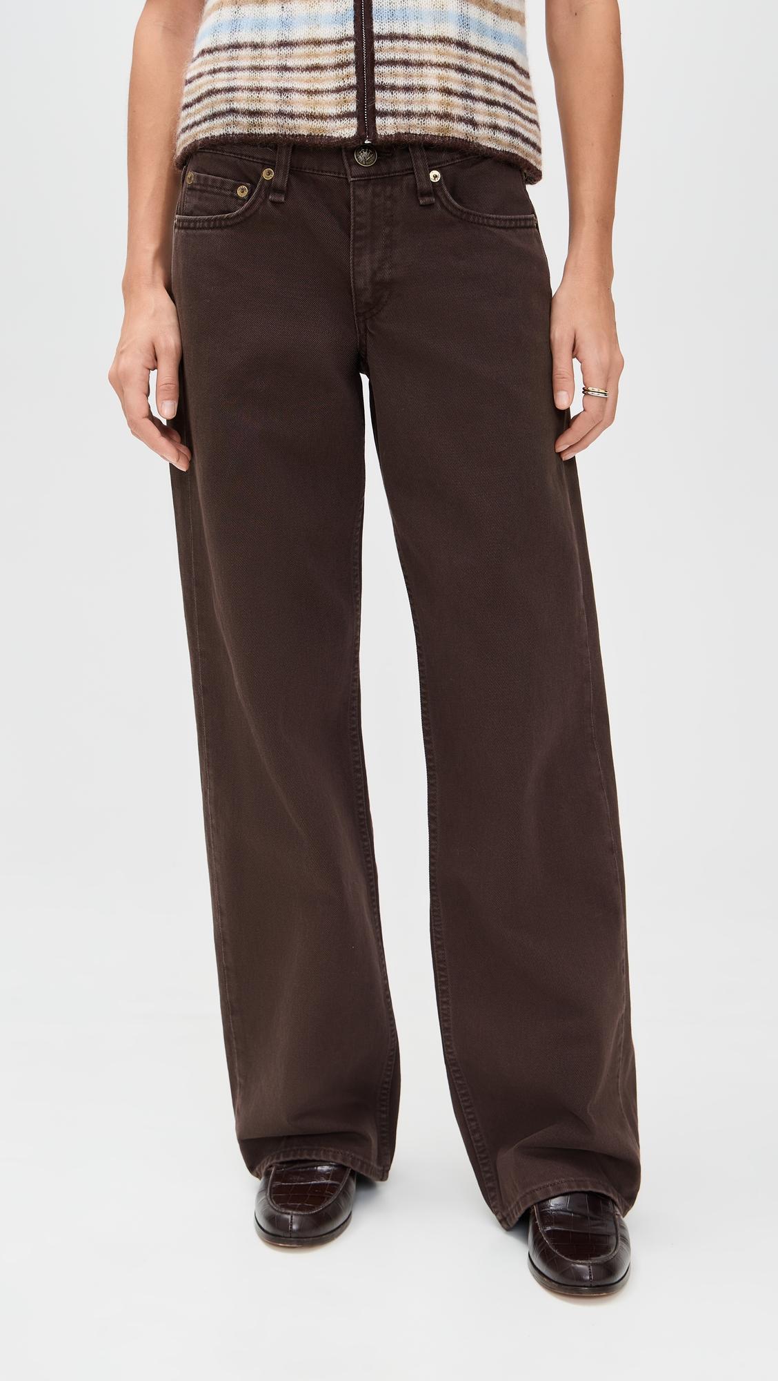 Saige Low-Rise Full Straight Jeans by RAG&BONE