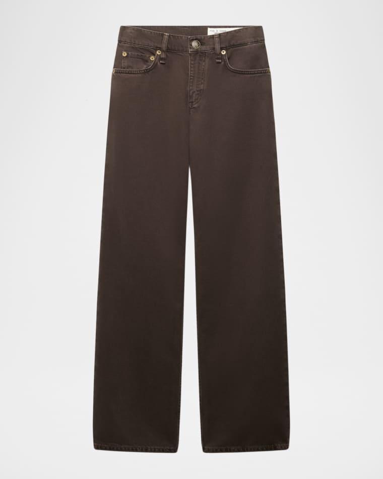 Saige Low-Rise Relaxed Straight Jeans by RAG&BONE