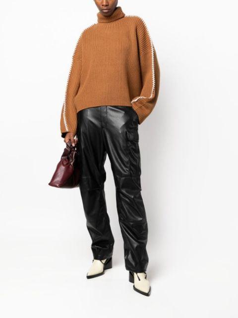 Sands faux-leather cargo pants by RAG&BONE