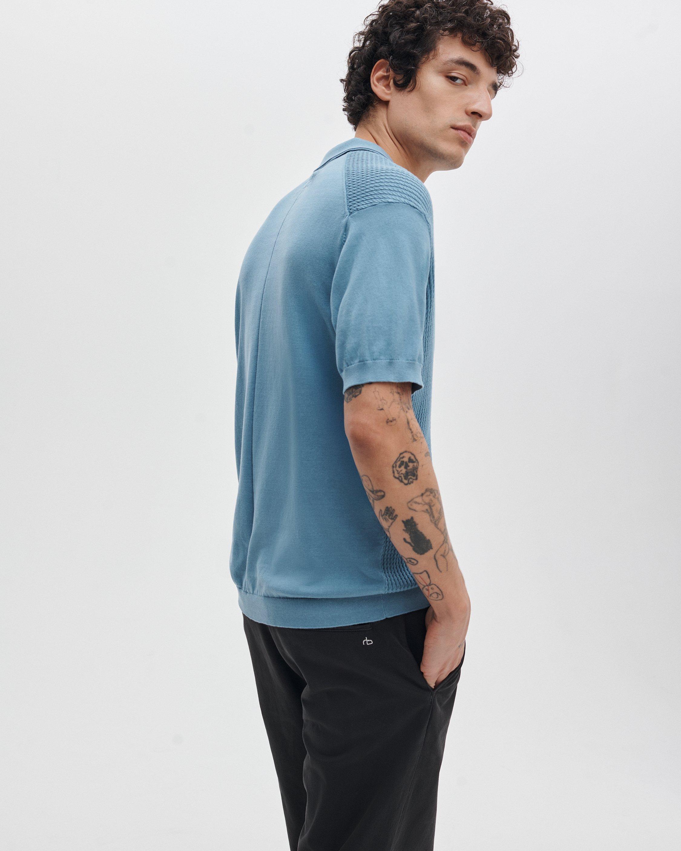 Saxon Silk-Cotton Polo Shirt by RAG&BONE