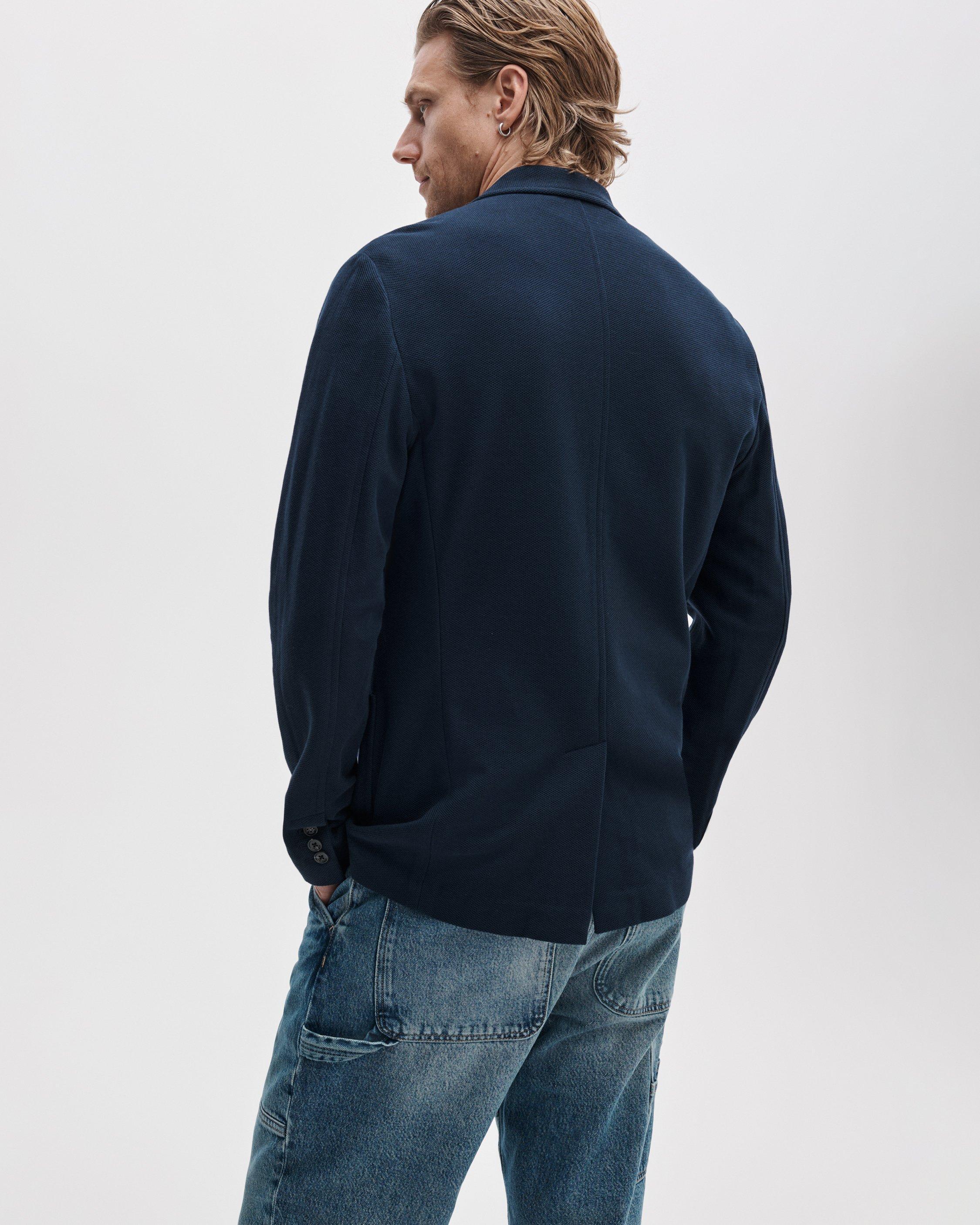 Skeleton Cotton Piqué-Knit Blazer by RAG&BONE
