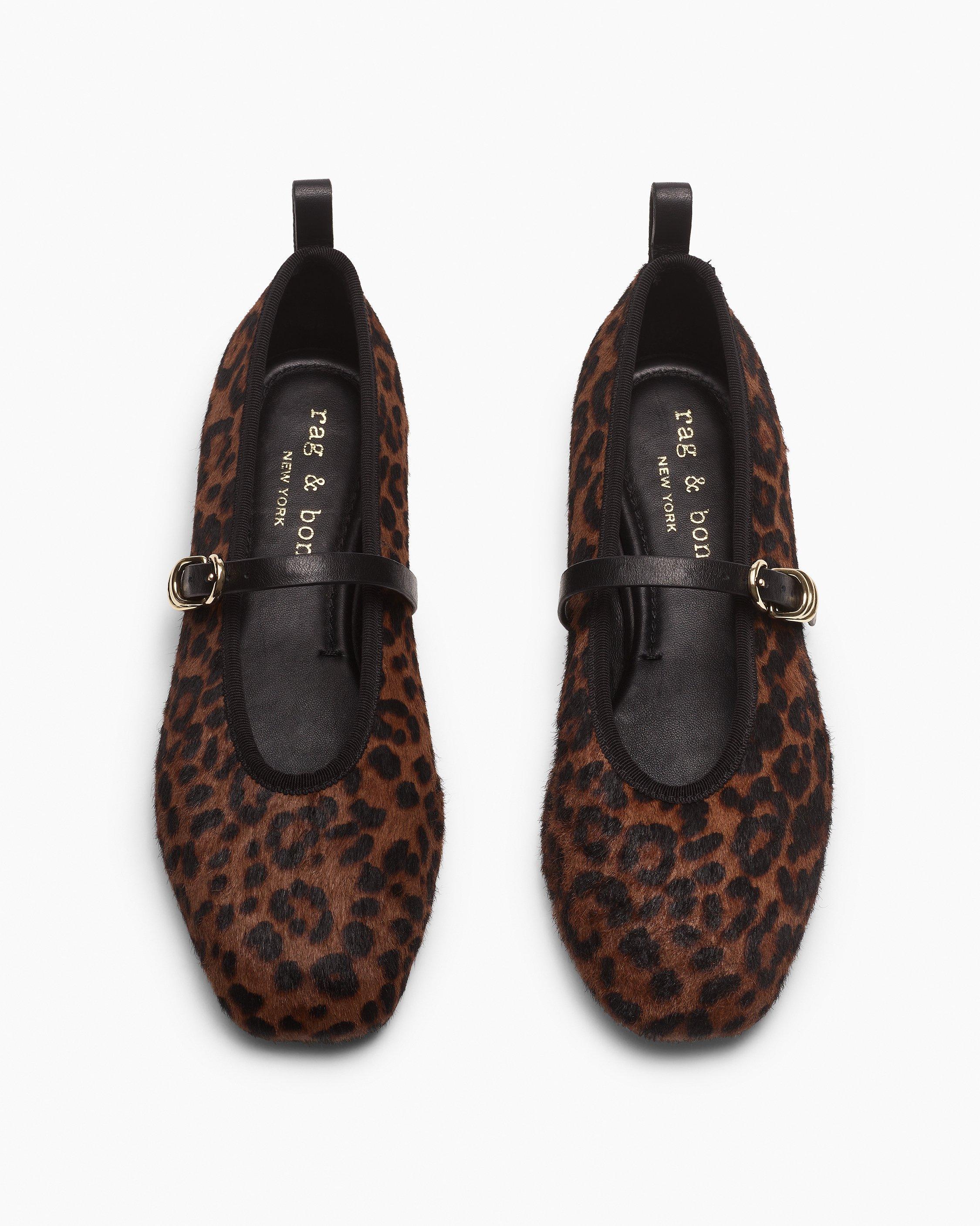 Spire Leopard Calf-Hair Mary Janes by RAG&BONE