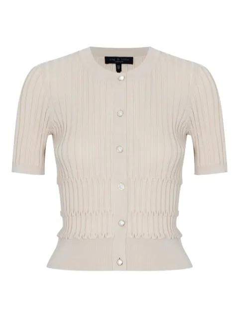 Stacey ribbed-knit cardigan by RAG&BONE