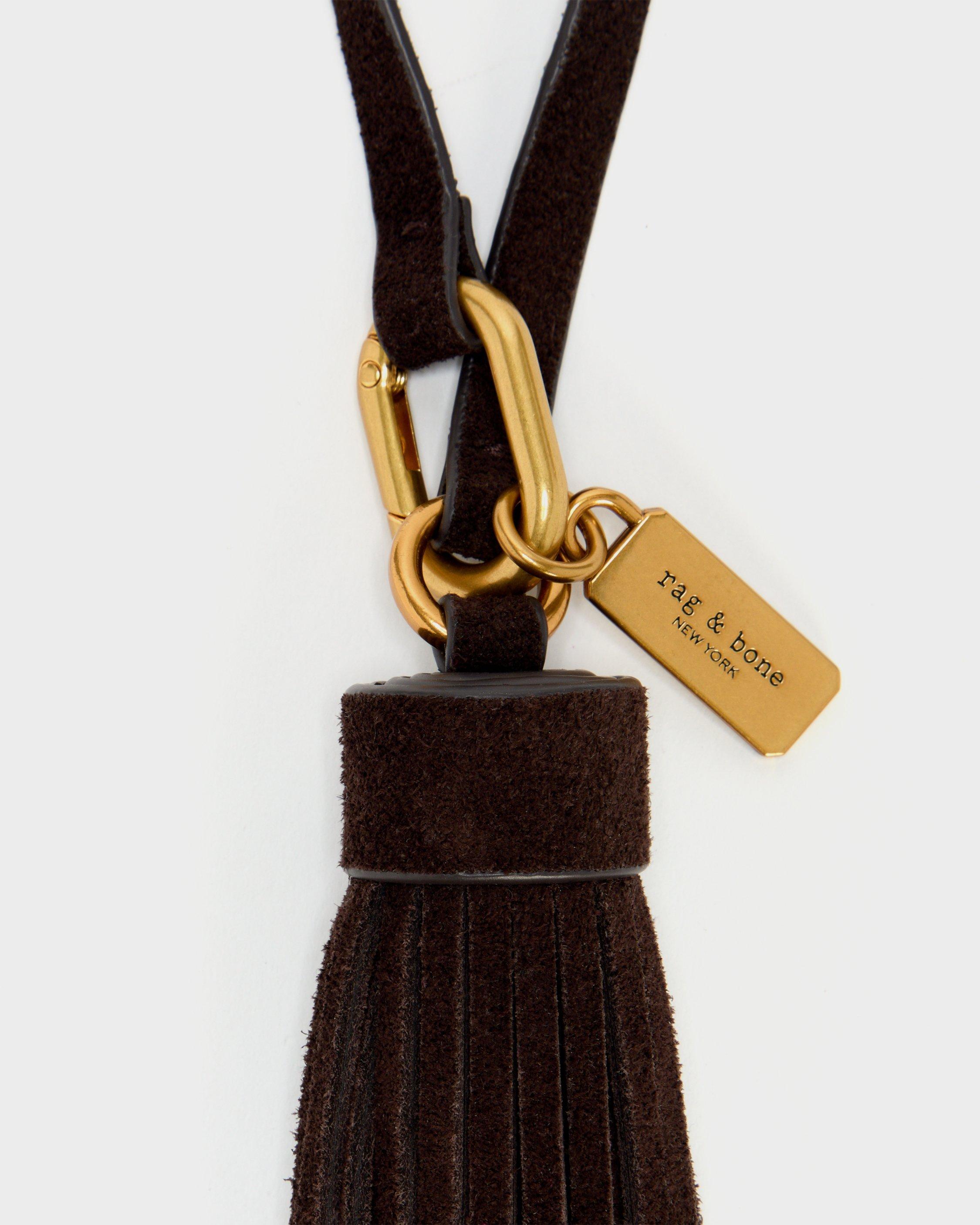Stak Suede Tassel Charm by RAG&BONE