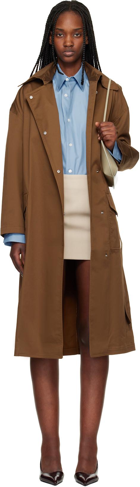 Tan Rue Cotton Trench Coat by RAG&BONE