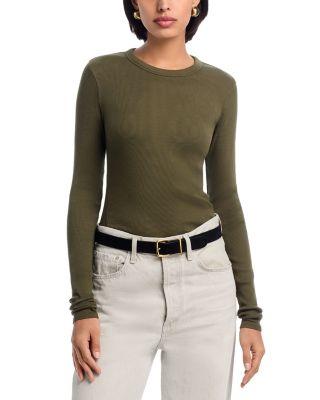 The Essential Rib Long Sleeve Knit Tee by RAG&BONE