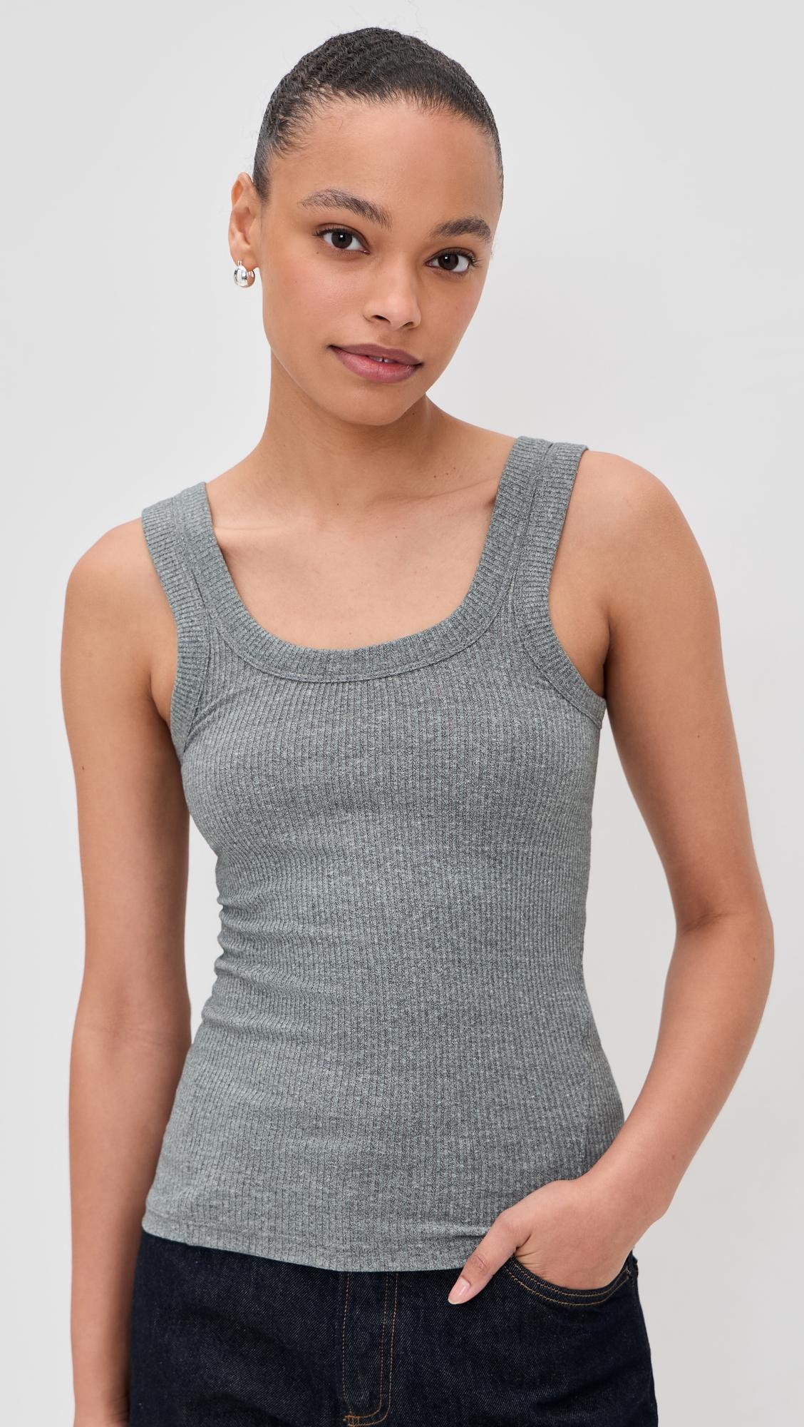 The Essential Rib U Neck Tank by RAG&BONE