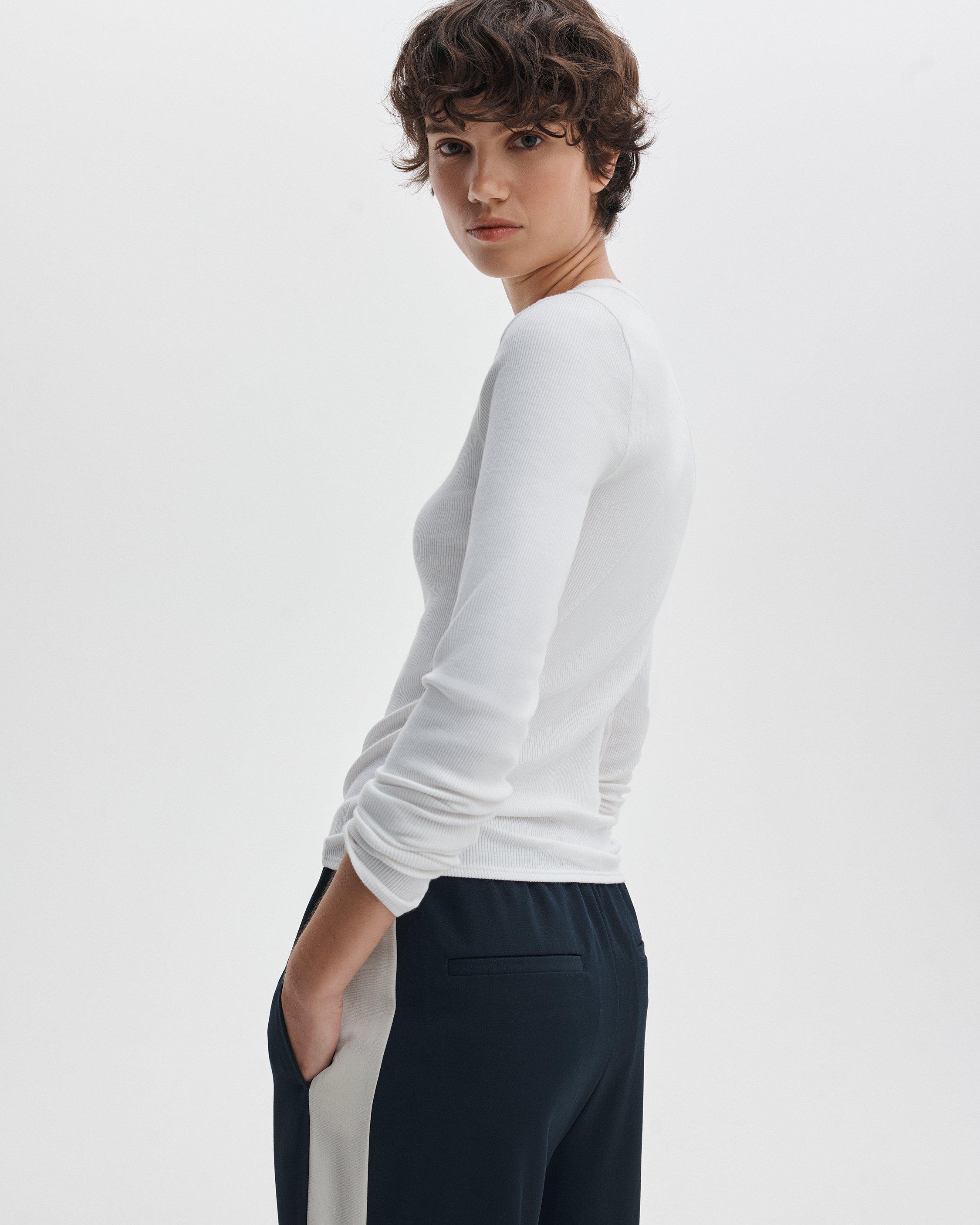 The Essential Ribbed Long-Sleeve Tee by RAG&BONE