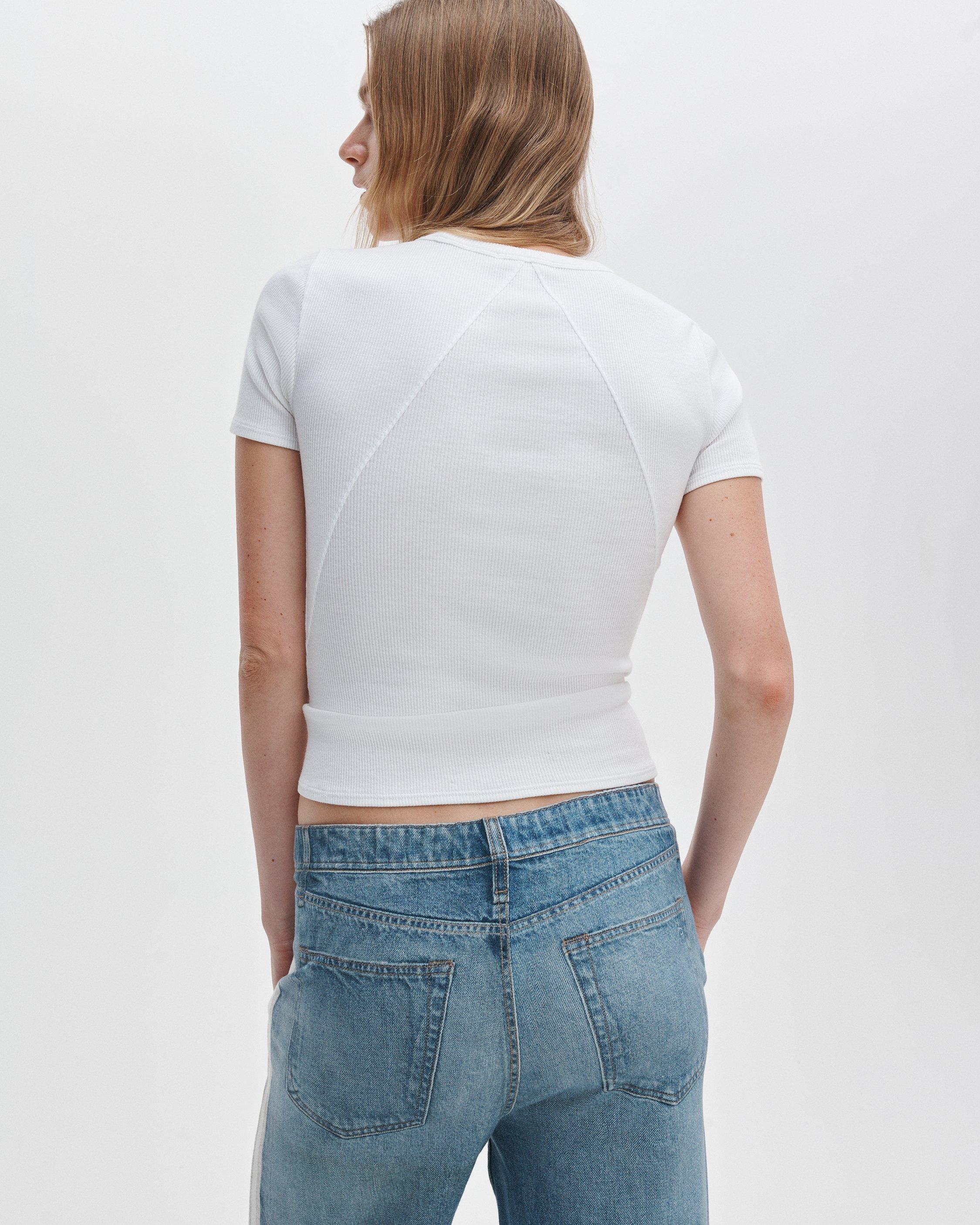The Essential Ribbed Tee by RAG&BONE