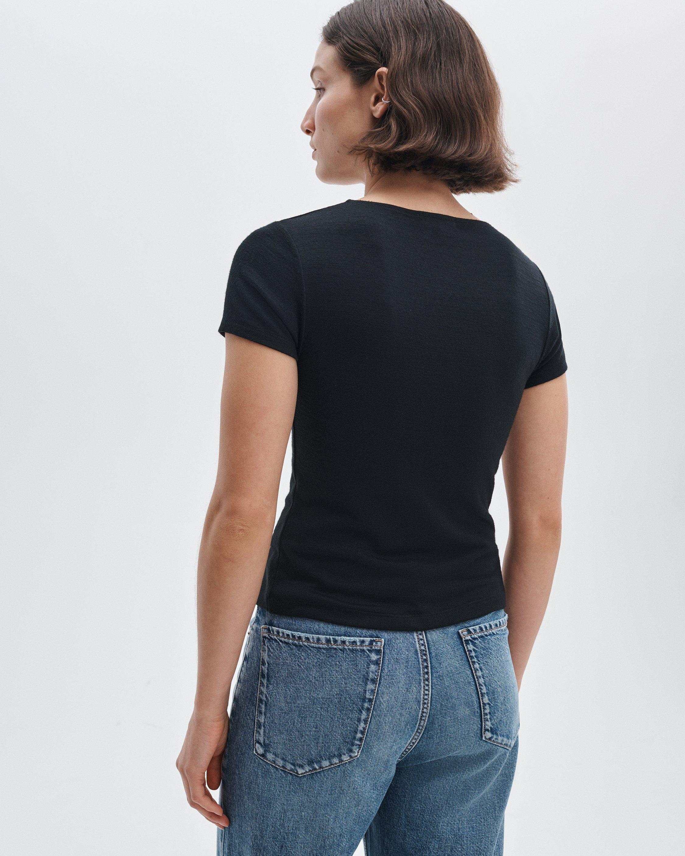 The Knit Button Tee by RAG&BONE