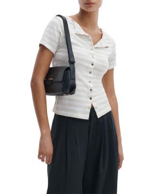 The Knit Stripe Button Tee by RAG&BONE