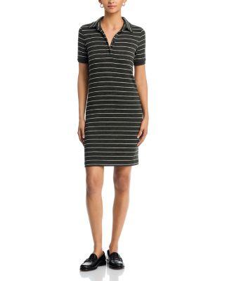 The Knit Stripe Polo Mini Dress by RAG&BONE