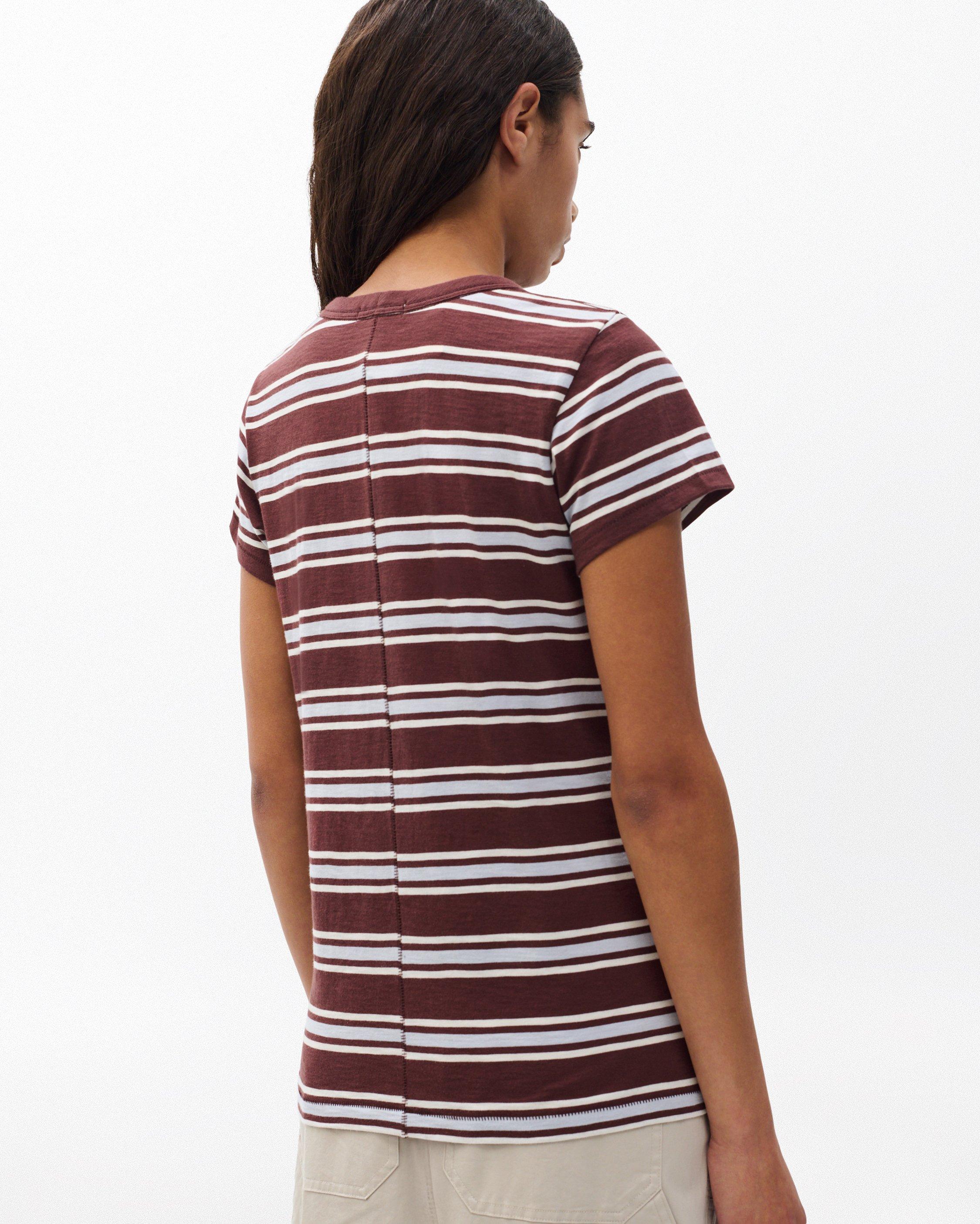 The Slub Striped Tee by RAG&BONE