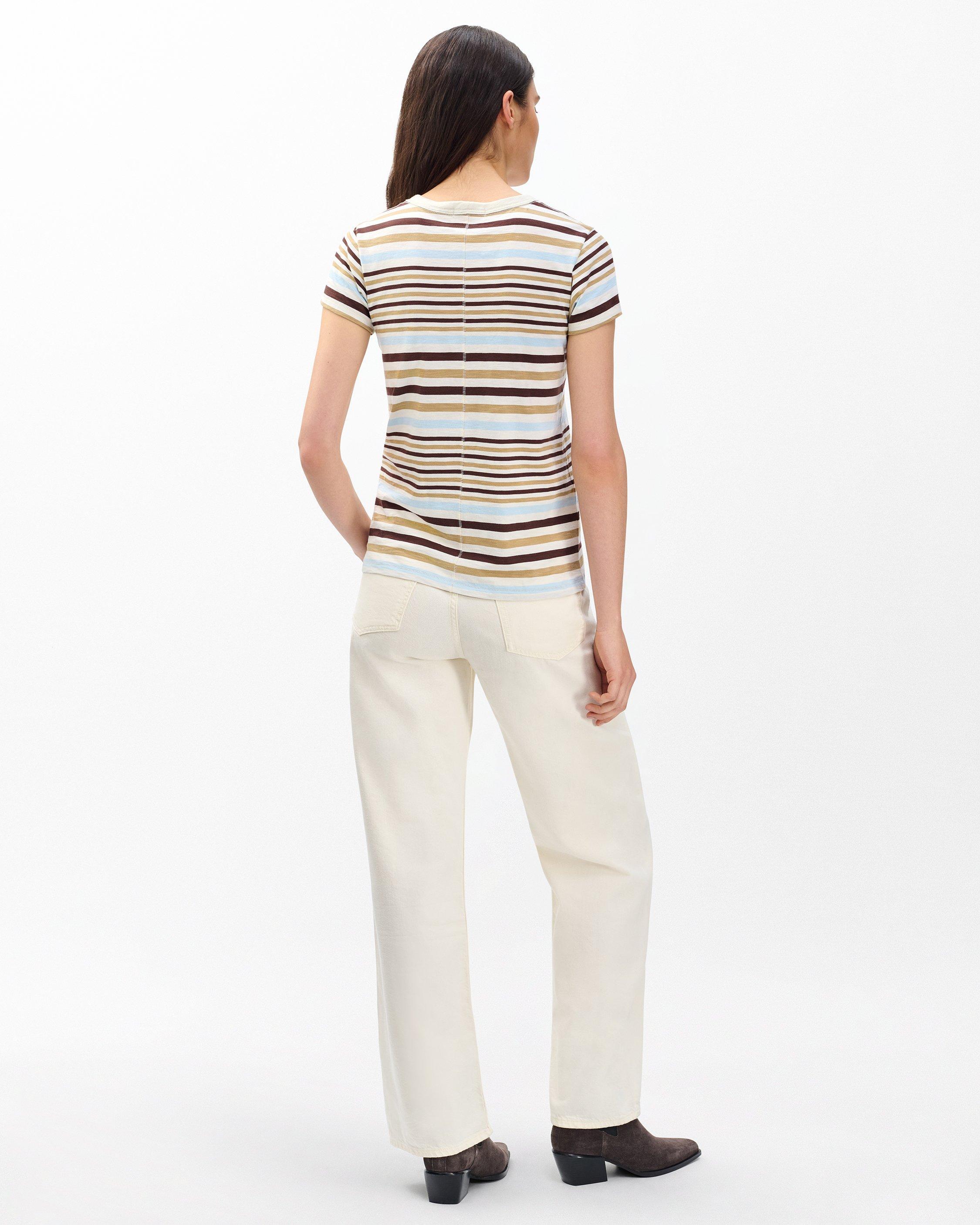 The Slub Striped Tee by RAG&BONE