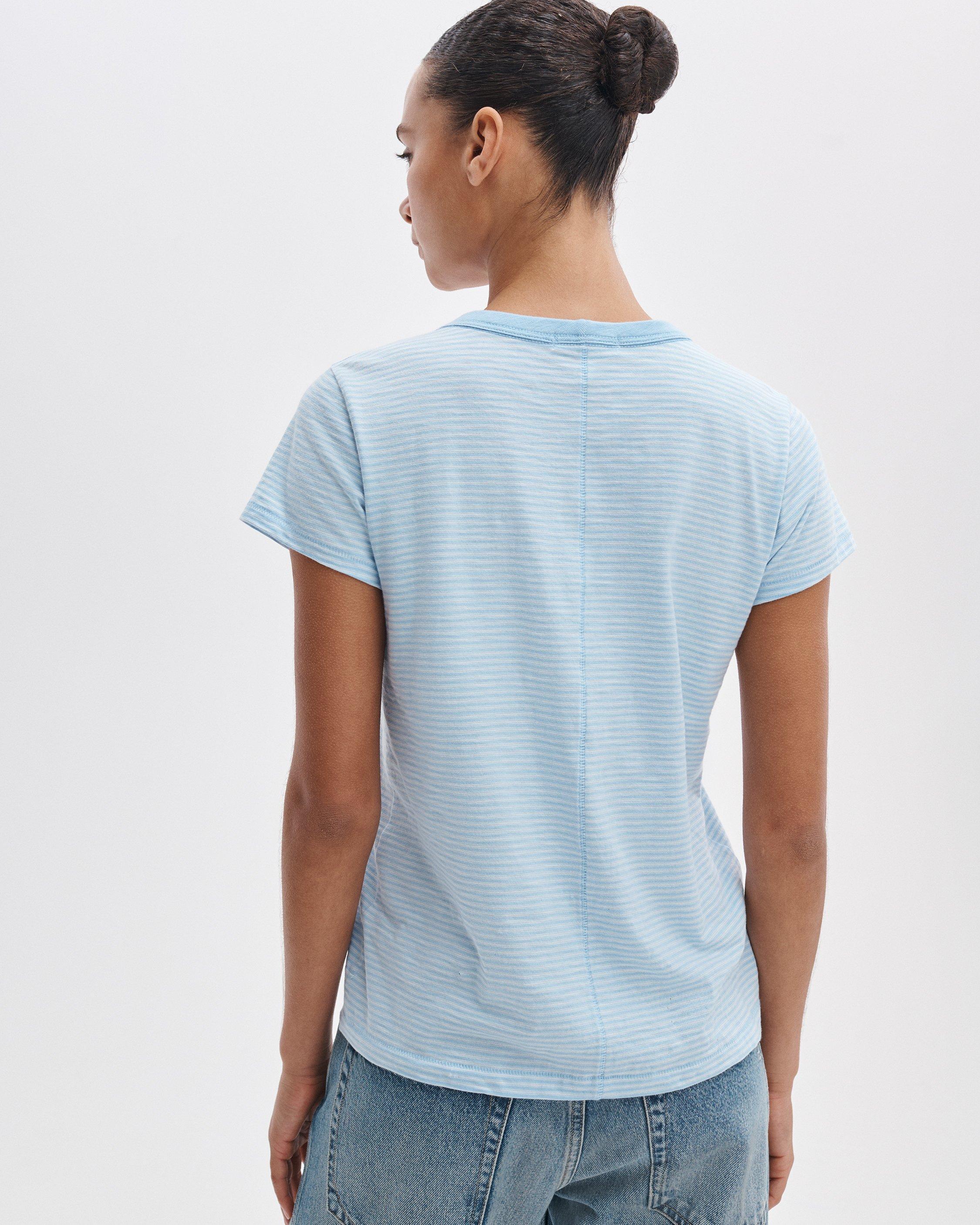 The Slub Striped Tee by RAG&BONE