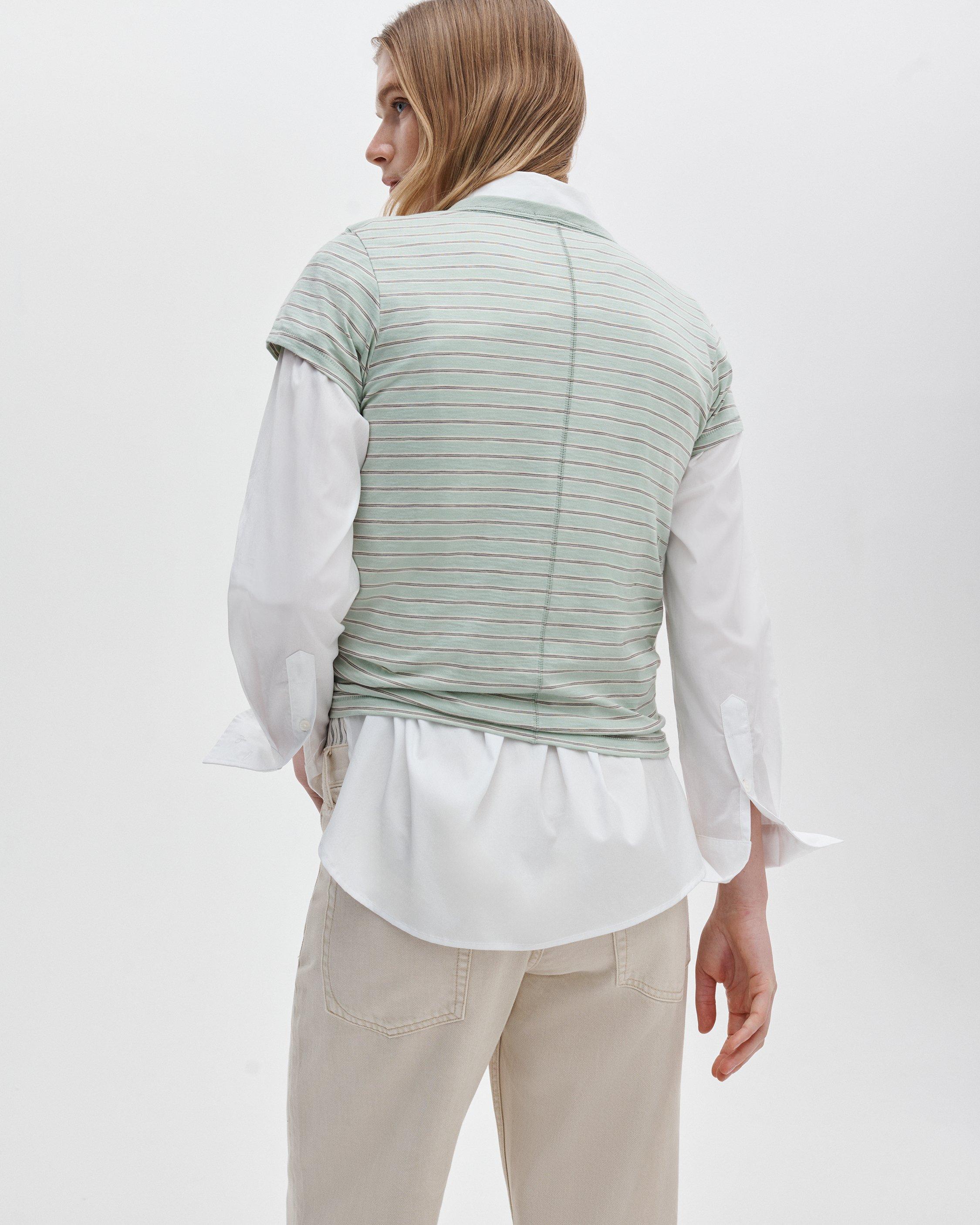 The Slub Striped Tee by RAG&BONE